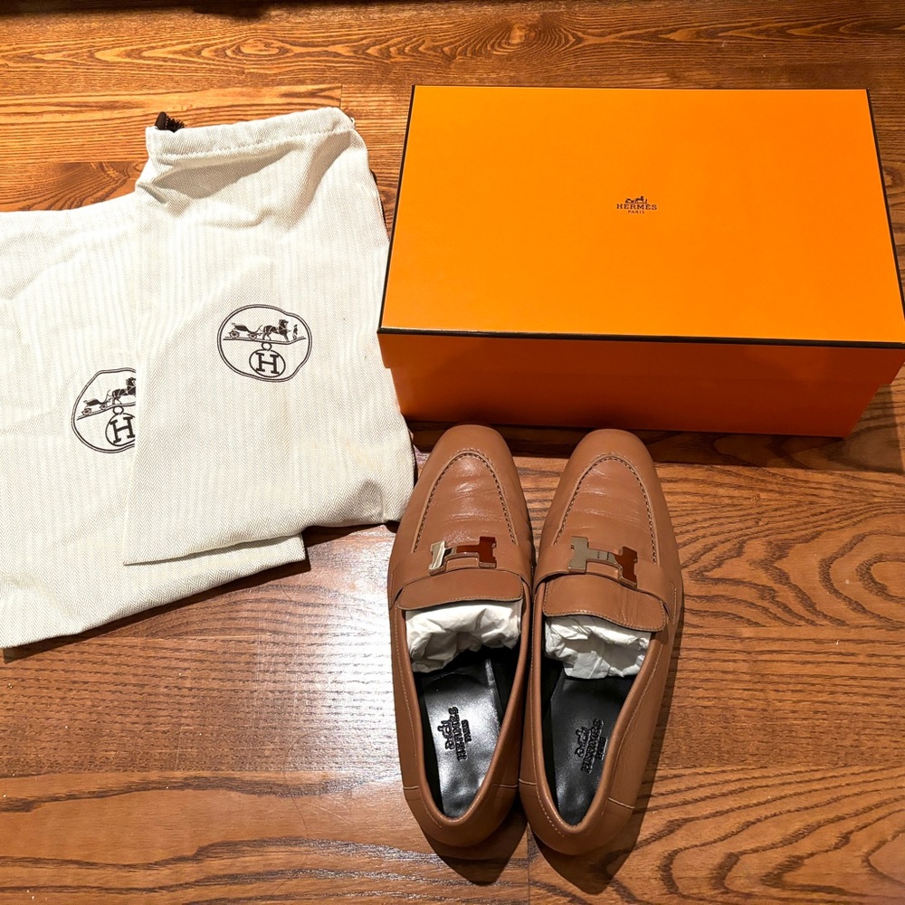 Hermes H classic mocassins paris
